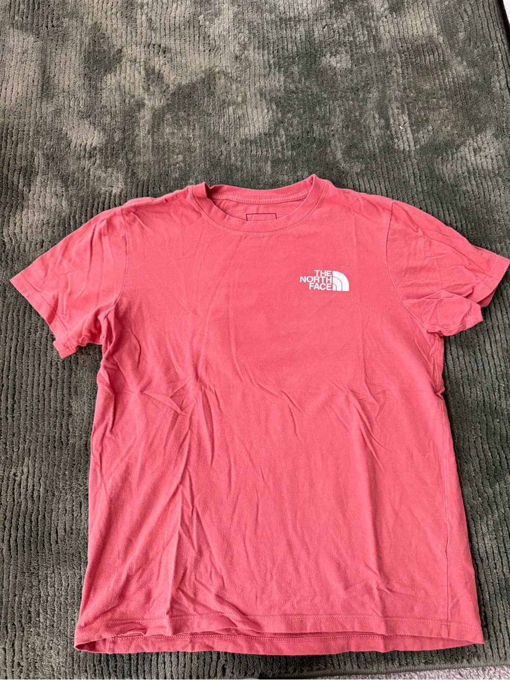 The North Face Short Sleeve Crew T-Shirt — Coral Pink